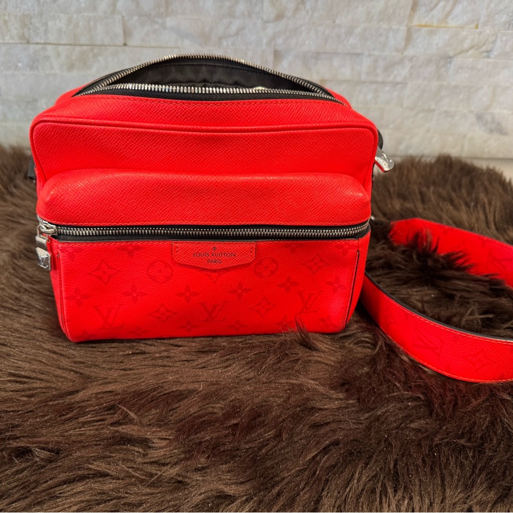 Louis Vuitton Red Belt Bag for Men